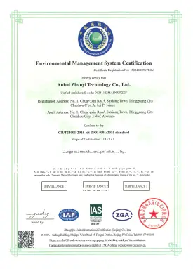 <br>Sistem Manajemen Lingkungan ISO 14001:2015